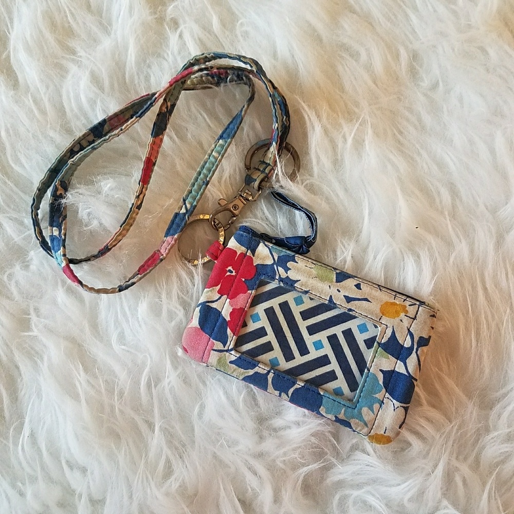 $ FINAL DROP $ Vera Bradley wallet and lanyard set